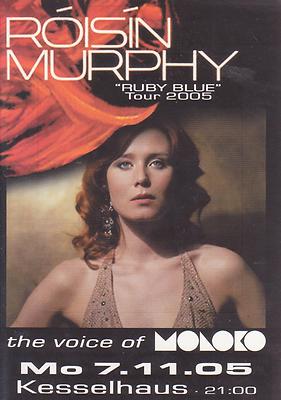 ROISIN MURPHY - moloko   - flyer  2005