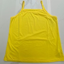 WOMEN'S STRETCH COTTON PLAIN LADIES STRAPPY VEST TOP CAMI TANK TOP HIGH QUALITY