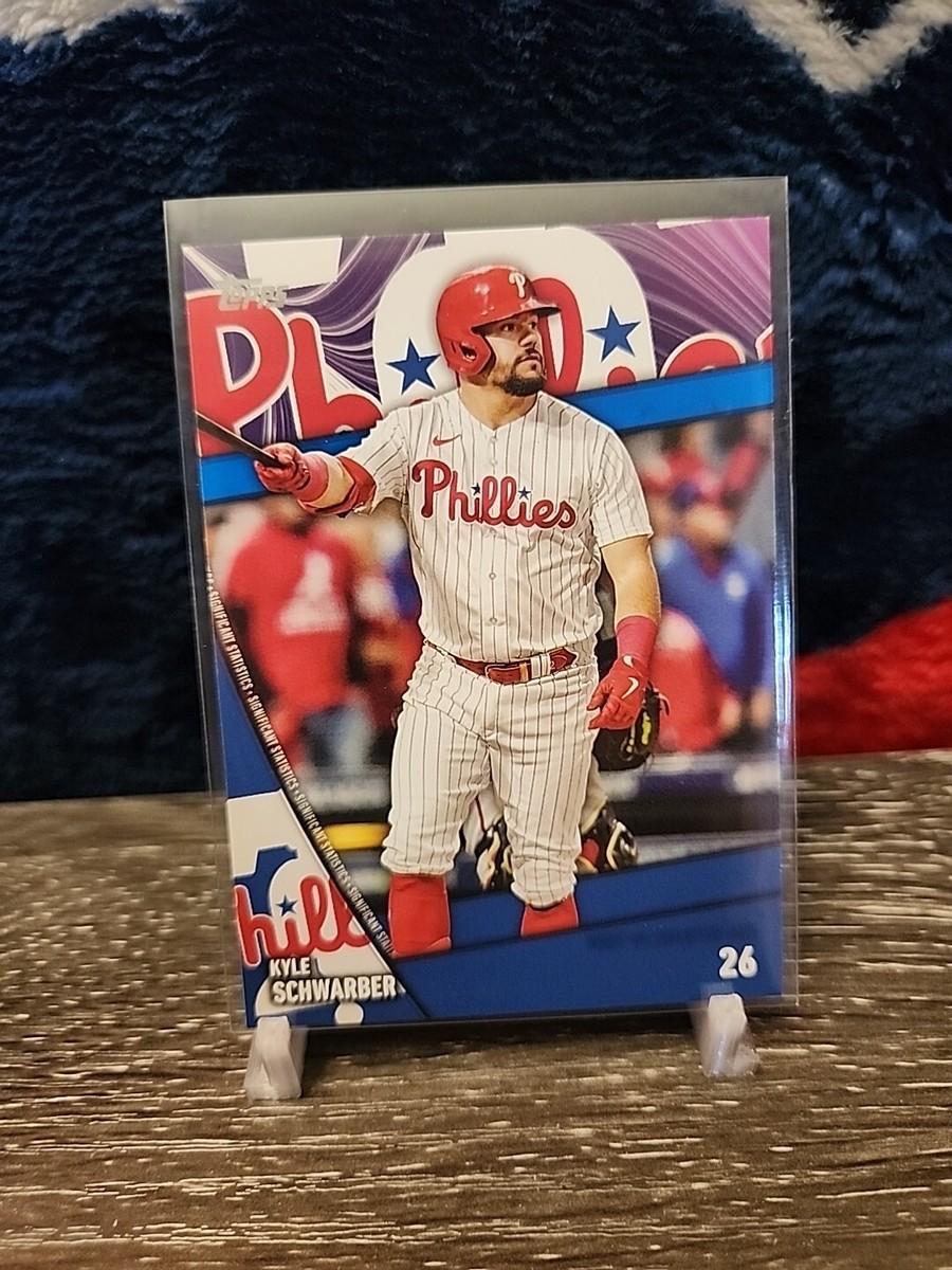 MLB 1年目 Kyle Schwarber blue ref auto/25