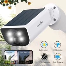 Wansview 2K Wireless Solar Powered Security Camera Outdoor AI Motion Detection