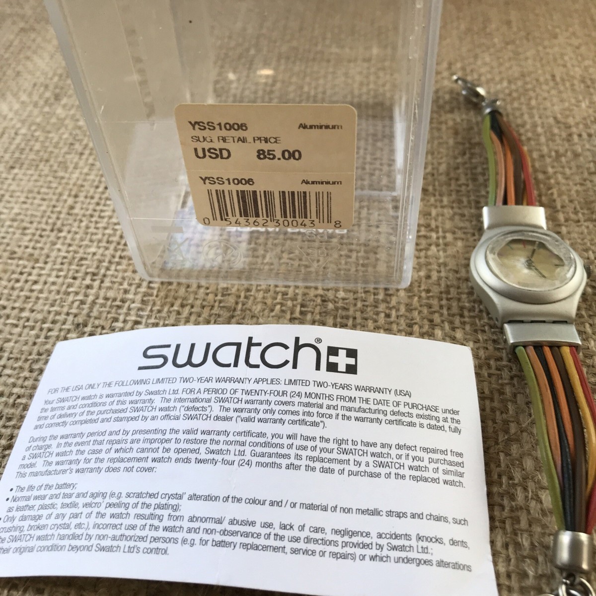 Swatch Women\'s Kids Watch YSS1006 Irony Swiss Quartz Filamento Multicolor 25mm Swatch Irony - Filamento Multicolore YSS1006 Multicolor  main image 4