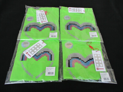Lego Wear Kurzarm T-Shirt Herz aus Wendepailletten Größe 116 128 140 152  NEU 