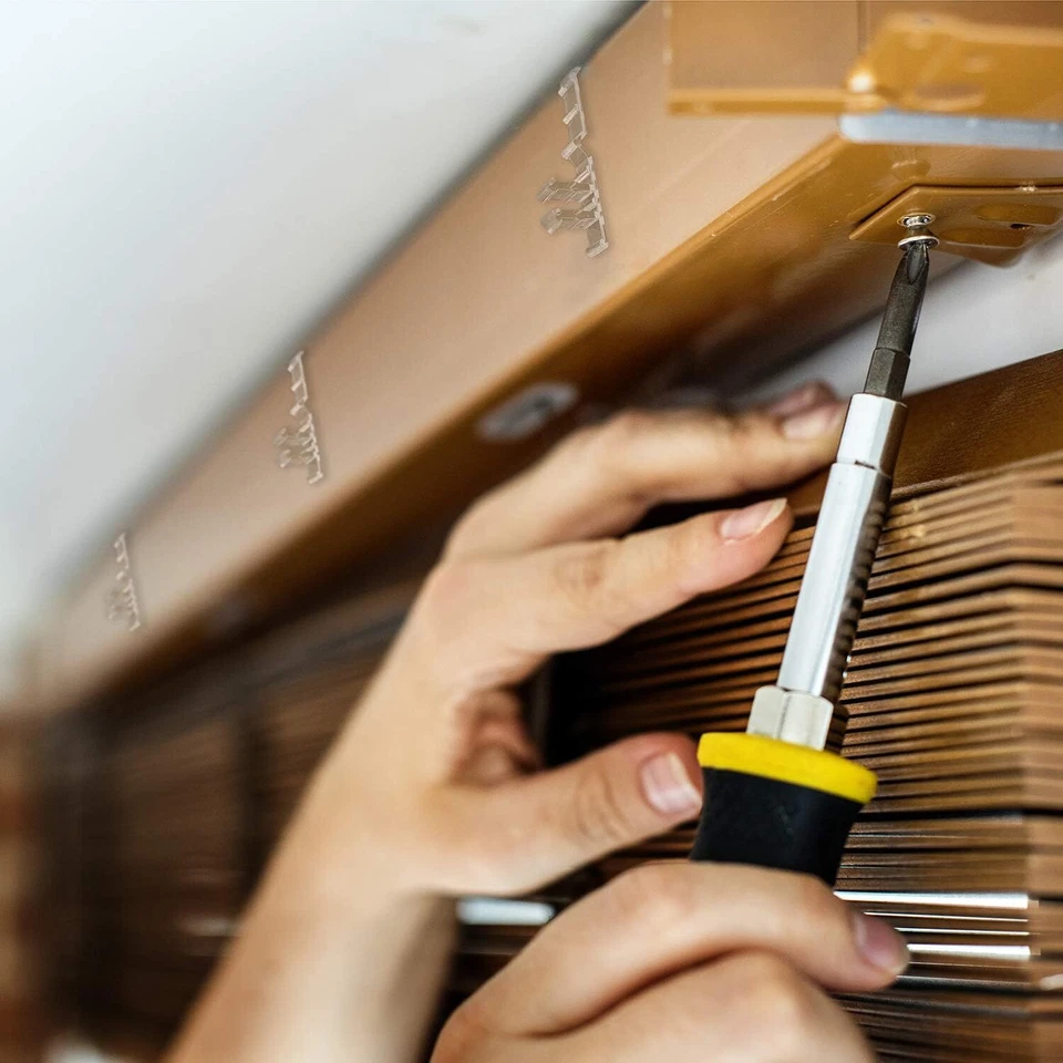 Valance Clips for Blinds 2 Inch Hidden Channel Window Blind Clips Clear Plastic - Image 4 of 4