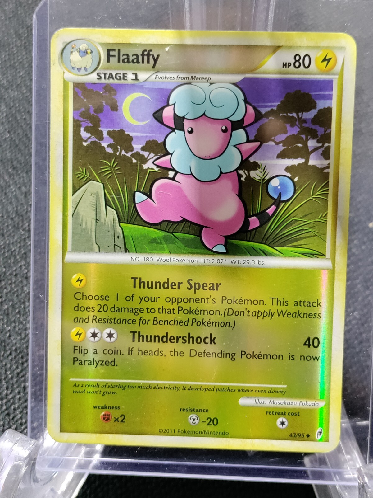Flaaffy #180 Reverse Holo Pokemon Card 2011 Uncommon – NM Condition