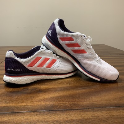 adidas Adizero Adios 4 B37375 Running Shoes, Women's Size 7.5 White | eBay