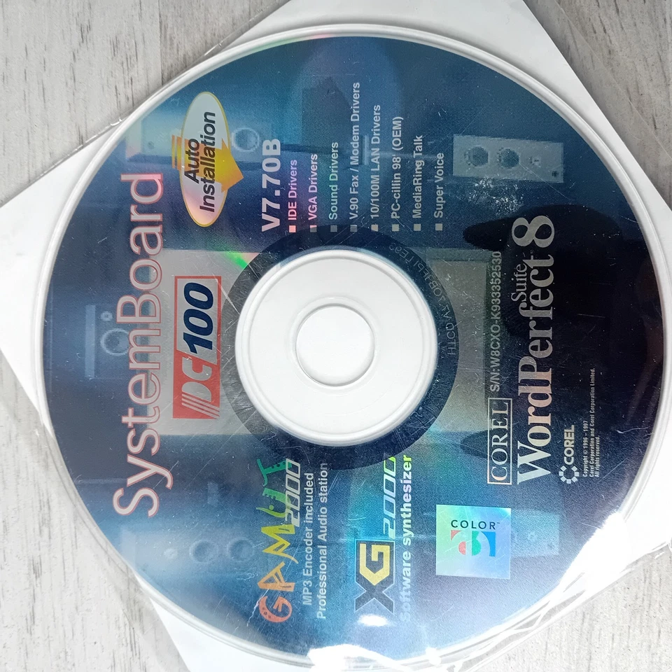 SYSTEM BOARD PC 100 PC CD ROM V7.70B COREL - RARE RETRO SOFTWARE - NEW !! - Image 3 of 4
