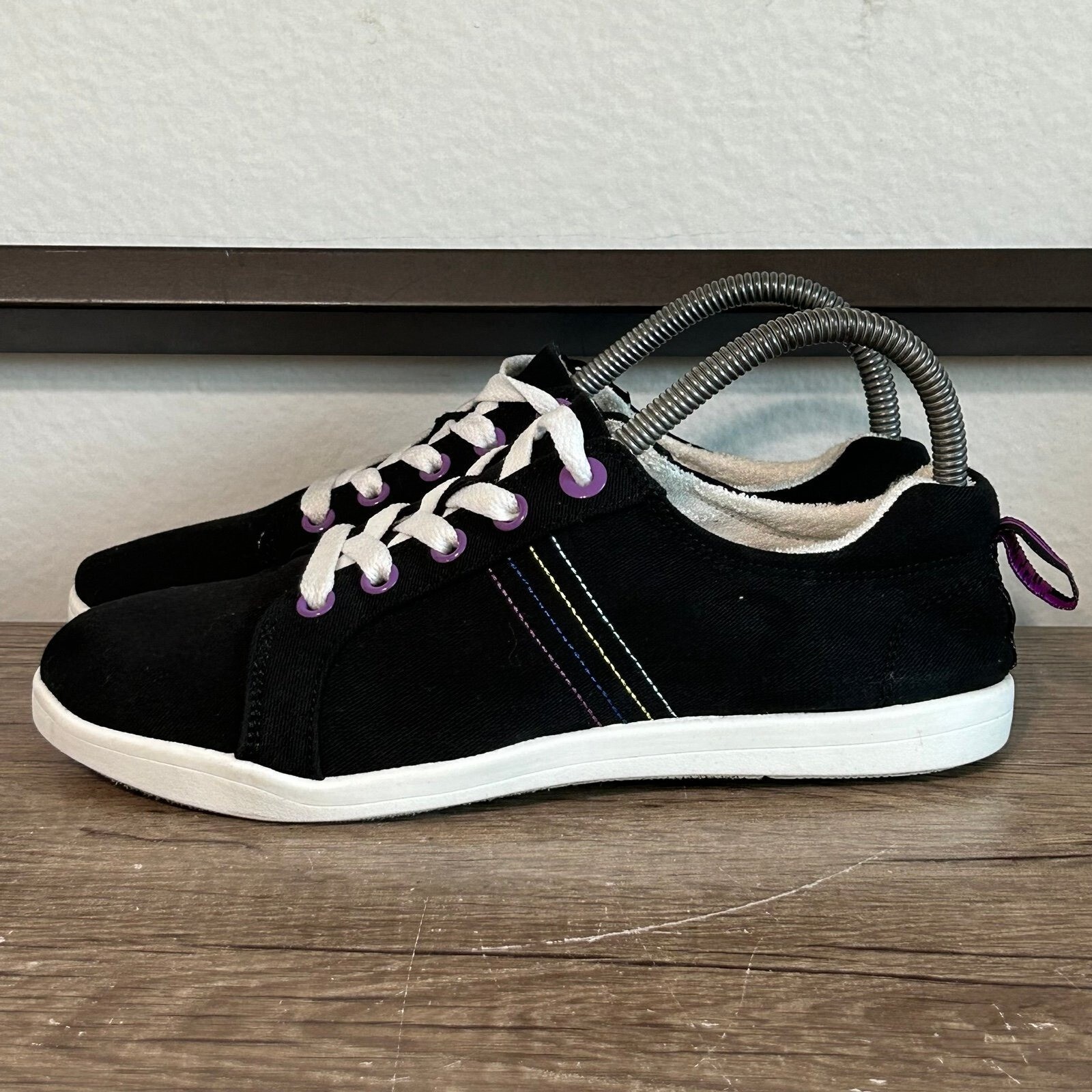 Vionic Beach Stinson Womens Comfort Casual Shoes Size 7 Black