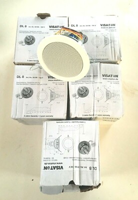 Visaton Ceiling Mounted Speaker 100V Lot of 5 DL8 50198 NIB Free Shipping