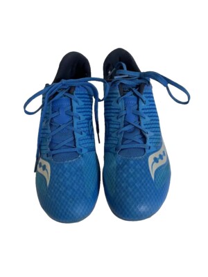  Saucony Vendetta 2 Blue Men s 6-pin spike plate racing shoe size 9 
