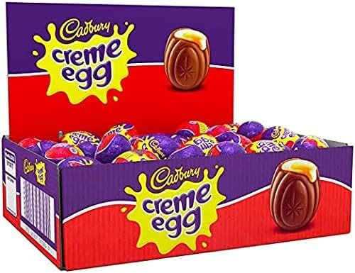 Cadbury Crema Huevos Caja de Chocolate Blanco, Crema, Caramelo Pascua Caza Golosina y Regalo - Imagen 12 de 14