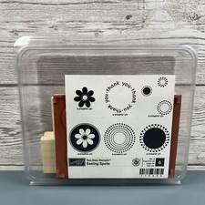 Stampin’ Up! Seeing Spots Unmounted Stamp Set of 6 Flowers Floral, Brand New