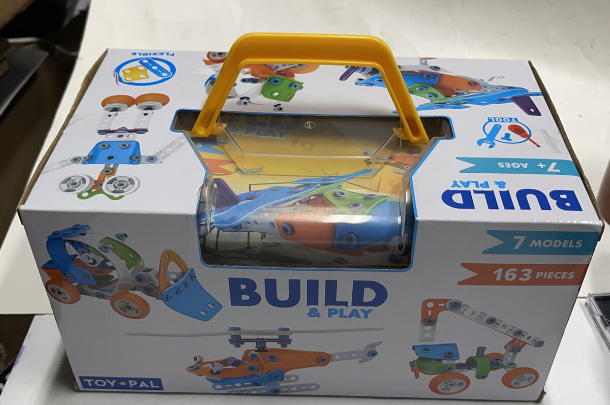 New. Toy Pal Build & Play STEM Learning 7 Models 163 Pieces
