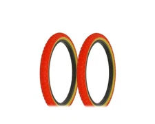 ALTALINE Bicycle TIRES  20" x 2.125" RED/GUM COMP III STYLE (2) TIRES BMX Bike