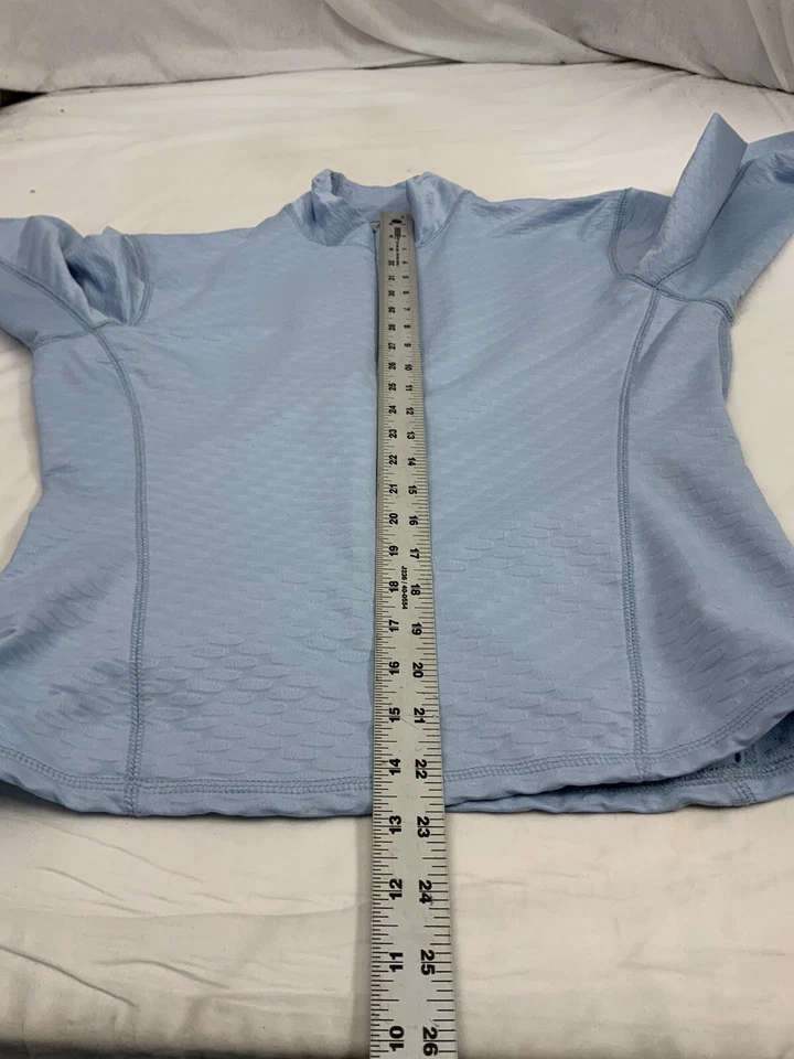 Pullover Alpine 1/2 Cremallera M Azul Manga Larga Poliéster Elastizado YGI W1-185 Foto 4 de 4