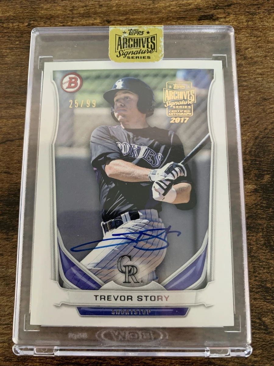 Bowman Trevor Story Baseball Sports Trading Cards Bowman Trevor Story Baseball Sports Trading Cards