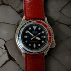 Vintage Seiko Quartz Womens Divers 200 Watch 3E25-0A59 RARE Pepsi WORKS New Batt