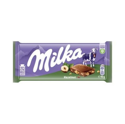 Milka Alpine Milk Chocolate Bar With Hazelnut Pieces 90g 3.1oz