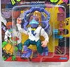 Vintage TMNT Action Fig - 1989 Baxter Stockman Rose Swatter - Mint & Unpunched