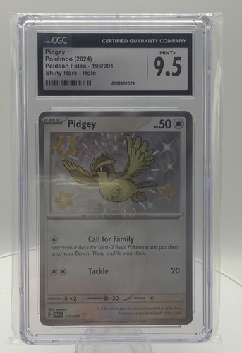 Pidgey graded CGC 9.5 for sale on eBay