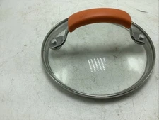 Rachael Ray Glass Replacement Lid Cranberry Red Cool Touch Handle 5 3/8" Inner