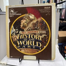 Mel Brooks Presents the History Of The World Part 1 Video Disc SelectaVision CED