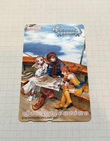 Skies of Arcadia Eternal Arcadia Phone Card Valentine Day Special SEGA Dreamcast