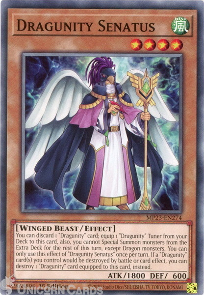 MP23-EN274 Dragunity Senatus :: Common 1st Edition YuGiOh Card