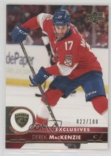 2017-18 Upper Deck Exclusives 22/100 Derek MacKenzie #80 1s8