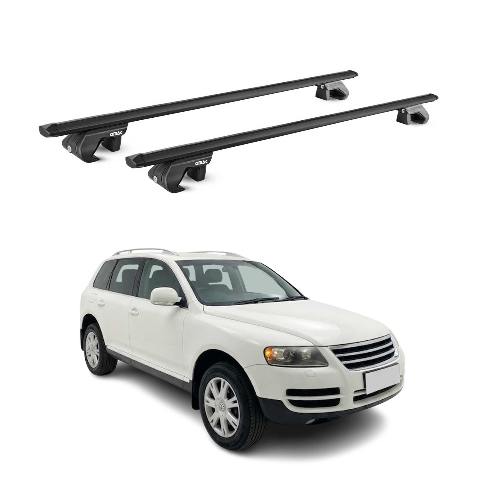 Barres de toit VW Touareg I pour installer vos porte-vélos et coffres de voyage