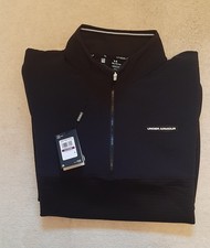 Under Armour Storm  Daytona Halfzip-Sweatshirt XXL Schwarz N E U / UVP &euro; 110,00