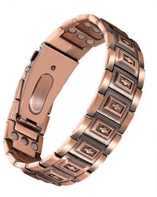 GMOX 99% Man Copper Bracelet Healing Bracelet.Unisex,Hand Made High Gauge Copper