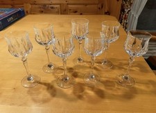 WMF Kristallgläser – 6Stück – Likör-/Weingläser – geschliffenes Glas – Vintage
