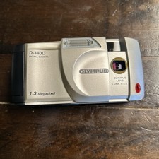 Olympus D-340L Gold Digital Camera 1.3MP W/Strap Tested Working Fine