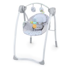 Bright Starts Disney Winnie the Pooh Milestone Baby Swing White 6-Speed Foldable