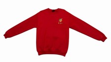 Vintage Heathcliff Cat Cartoon Christmas Sweatshirt Red Youth XL USA Made RARE