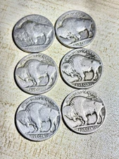 INDIAN HEAD NICKLES Lot Of 6 SEE PICS 😎