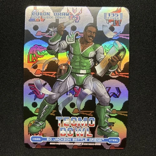 2026 Bo Jackson Battle Arena Tecmo- Quick Draw (Mike Quick) STEEL Helmets #F586