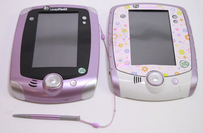 Lot of 2 Leap Frog LeapPad 2 Model 32610 Kids Learning Tablets READ