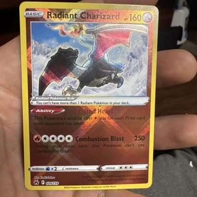 2023 Radiant Charizard 020/159 Radiant Rare Holo NM SWSH: Crown Zenith Pokémon