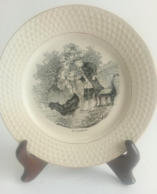 1800s Petrus Regout's Le Grandpapa French Napoleon Plate 7.5''
