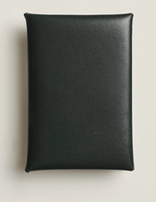 NEW HERMES Calvi cardholder Box calfskin Leather - Vert Fonc Fonce deep green