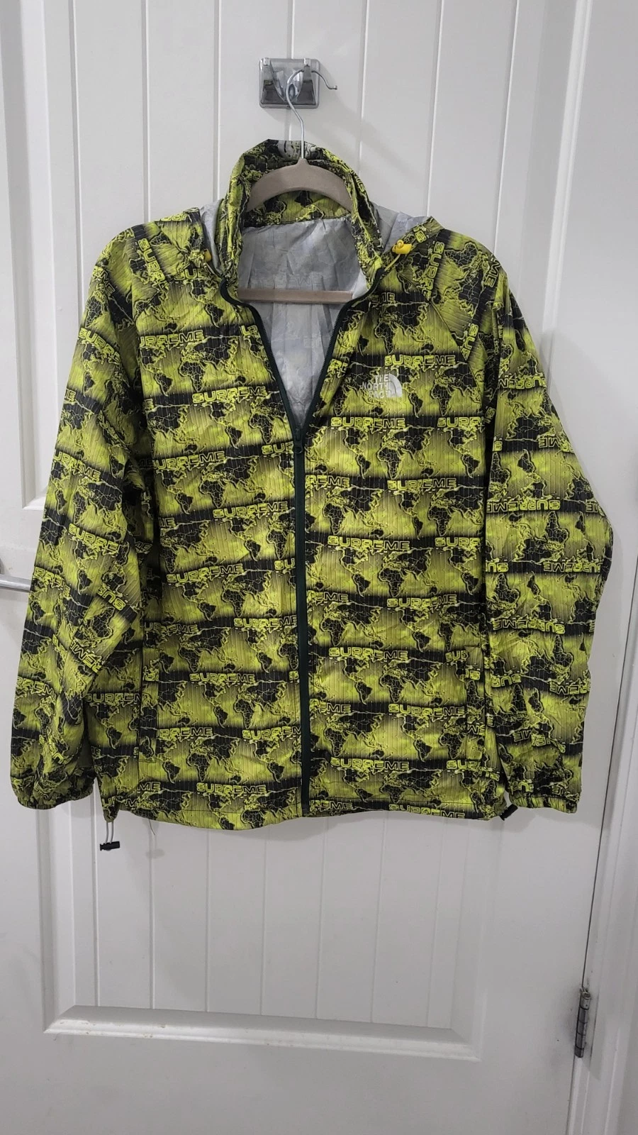 Supreme North Face homme jaune motif total 
