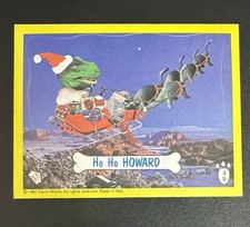 Ho Ho Howard 1987 Wacko-Saurs Sticker #4b - Dinosaur Santa Clause