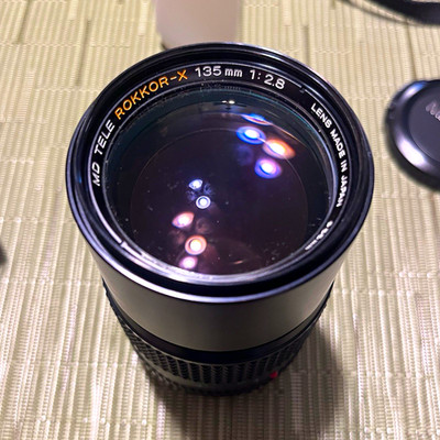 Minolta Rokkor-X MD Tele 135mm f/2.8 Manual Focus Lens Minolta MD Mount 55mm