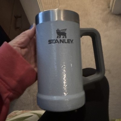 Stanley Gray Insulated Tumbler With Handle Stainless Steel Plastic