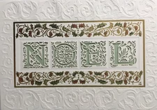 Marcel Schurman- Christmas- NOEL- Laser Cut, Embossed, Foil