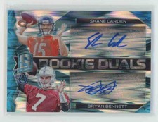2015 Panini Spectra Shane Carden, Bryan Bennett #238 Rookie /50 Football