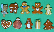 LOT fèves : PAINS D'EPICES,  BISCUITS NOEL, GATEAUX   EPIPHANIE BOULANGERIE