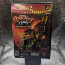 Ratchet & Clank Up Your Arsenal Ps2 CIB (Greatest Hits) manual and reg card