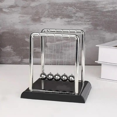 Newtons Wiege Stahl Balance Ball Physik Wissenschaft Pendel Schreibtisch Spaß Spielzeug